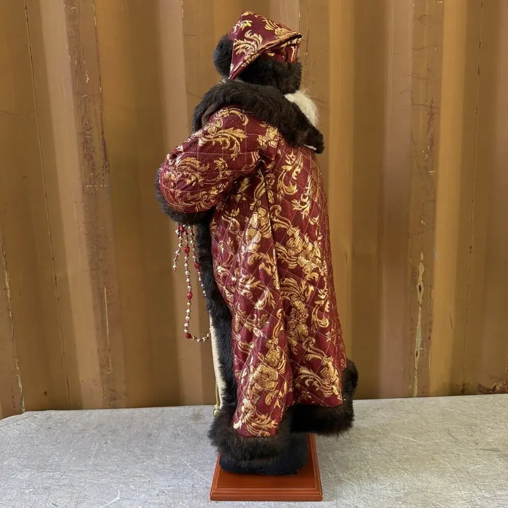 Victorian Santa Claus St Nick Father Christmas Free Standing 3’ Tall Decoration